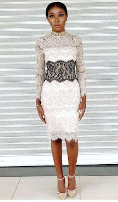 Latest Short Lace Gown Styles
