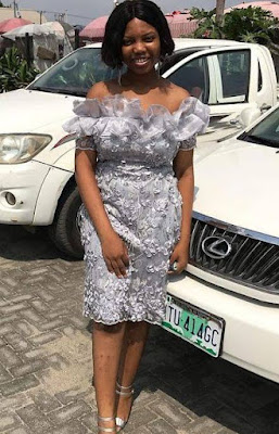 Latest Short Lace Gown Styles