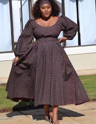 Shweshwe Dresses Shweshwe Dress Designs