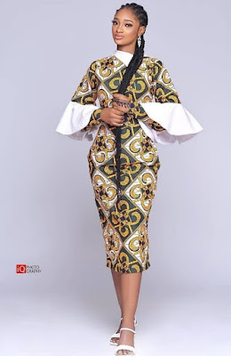 Ankara Midi gown styles Latest Ankara Midi gown styles
