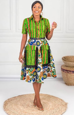 Ankara Midi gown styles Latest Ankara Midi gown styles