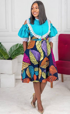 Ankara Midi gown styles Latest Ankara Midi gown styles