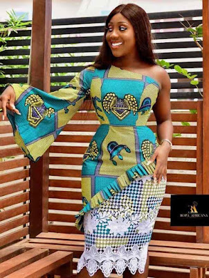 Ankara Midi gown styles Latest Ankara Midi gown styles
