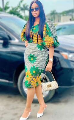 Ankara Midi gown styles Latest Ankara Midi gown styles