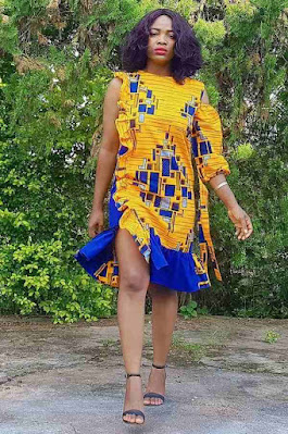 Ankara Midi gown styles Latest Ankara Midi gown styles
