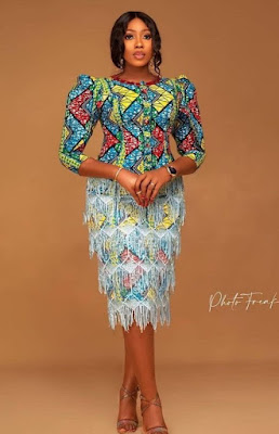 Ankara Midi gown styles Latest Ankara Midi gown styles