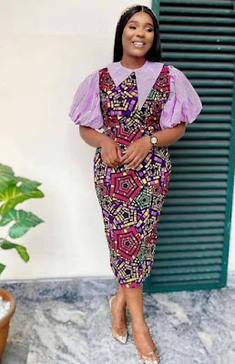 Ankara Midi gown styles Latest Ankara Midi gown styles