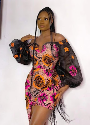 Off shoulder Ankara Gown Styles Latest off shoulder Ankara Gown Styles