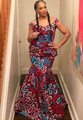 Off shoulder Ankara Gown Styles Latest off shoulder Ankara Gown Styles