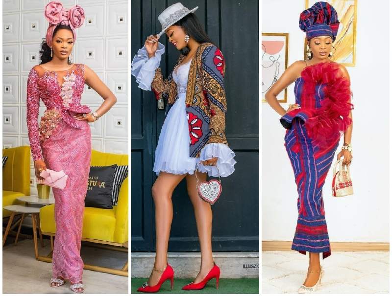 Kiekie wedding guest and Asoebi styles