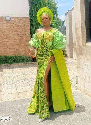 Kiekie wedding guest and Asoebi styles