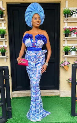 Kiekie wedding guest and Asoebi styles