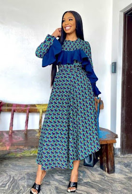 Sharon Ooja's fashion styles Ankara and Lace Styles from Sharon Ooja's Gallery