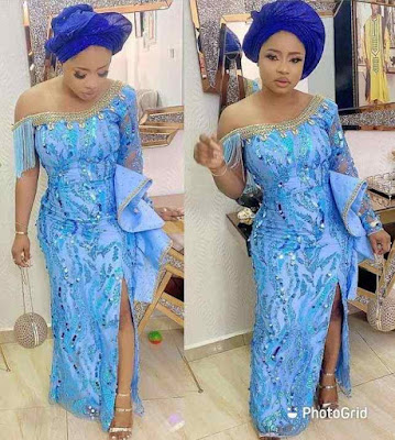 Flounce dress style Beautiful flounce dress styles for ladies