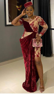 Lace and Suede/Velvet Combination Styles Beautiful Lace and Suede/Velvet Combination Styles