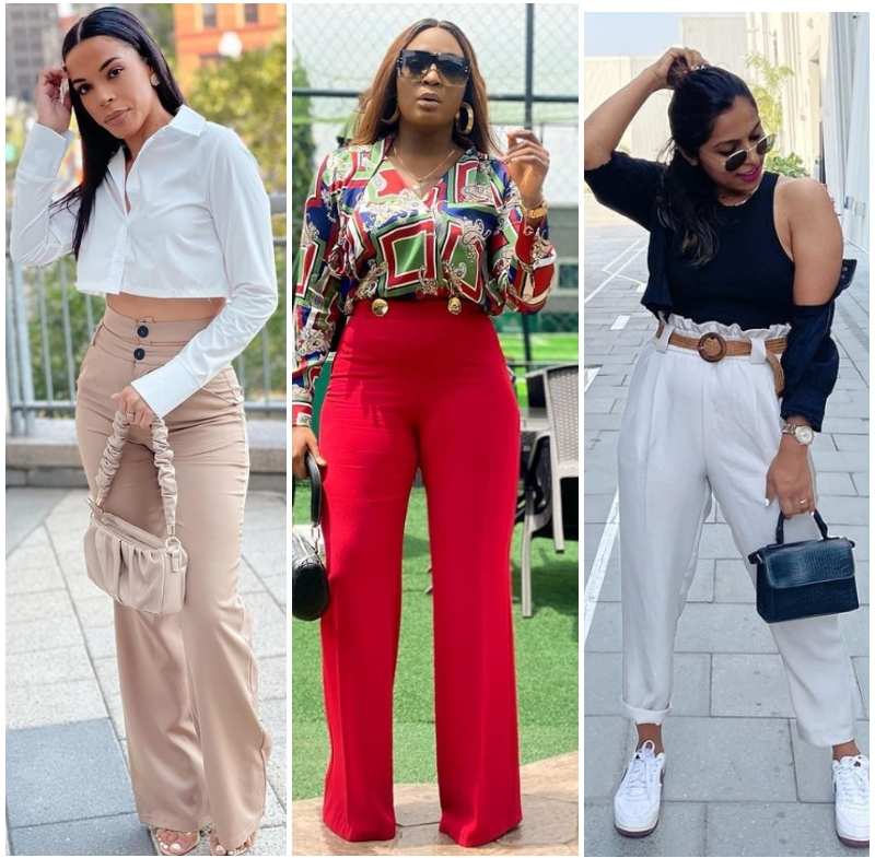 30+ Latest Material Trousers and Top for Ladies 2024 - Claraito's Blog