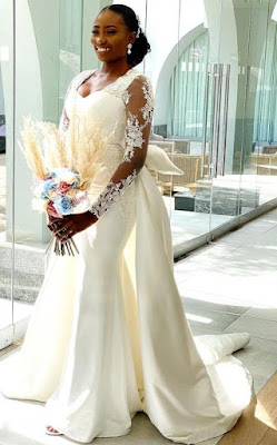 Brides second dress for wedding reception