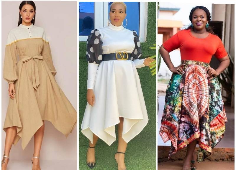 Handkerchief dress style Beautiful handkerchief Dress style ideas