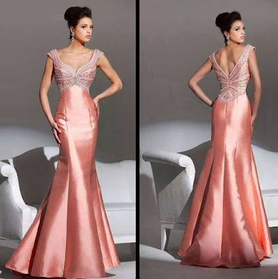 Beautiful Tafeta Material Dress Styles