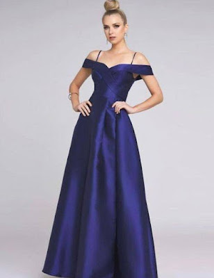 Beautiful Tafeta Material Dress Styles