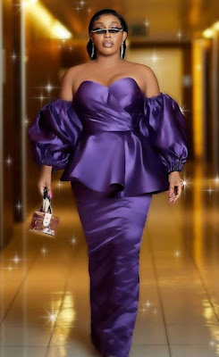 Beautiful Tafeta Material Dress Styles