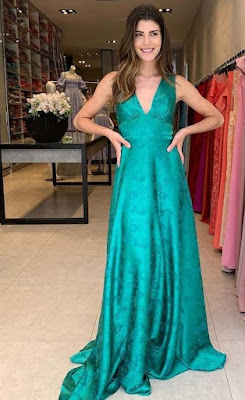 Beautiful Tafeta Material Dress Styles