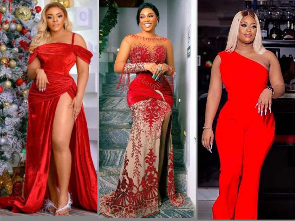 Beautiful Red Dresses for Christmas from Nigerian Celebrities Galleries Beautiful Red Dresses for Christmas from Nigerian Celebrities Galleries