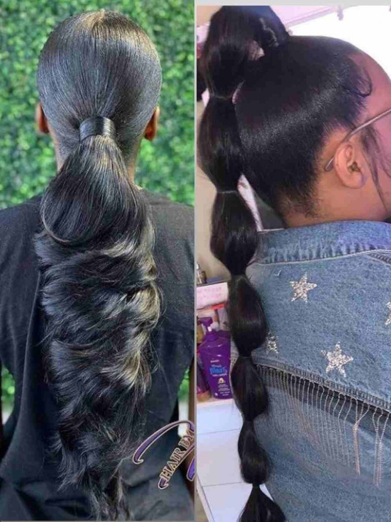 30+ Ponytail Black Hairstyles