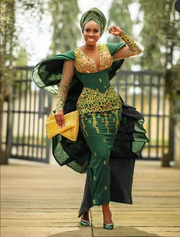 Rita Dominic's traditional wedding photos