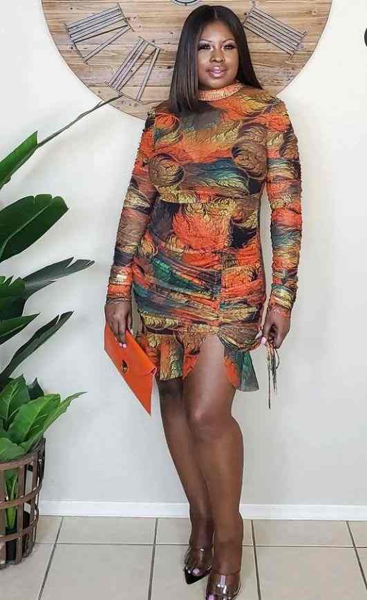 Beautiful Sheer fabric dress to rock this season