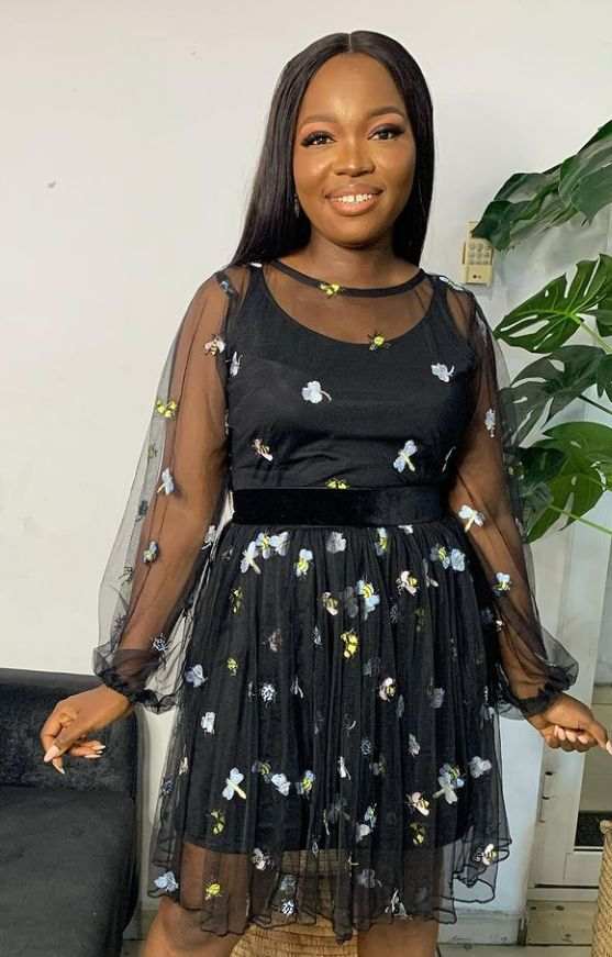 Beautiful Sheer fabric dress to rock this season