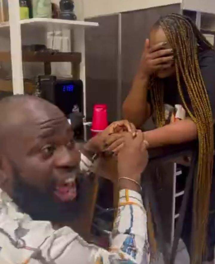 Comedian Lasisi Elenu Engages his Lover