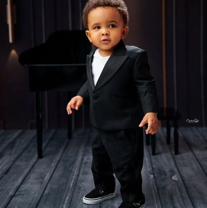 Banky W and Wife Releases First Full Photos of Son