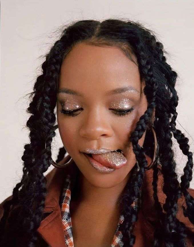 Rihanna Braids Hairstyles