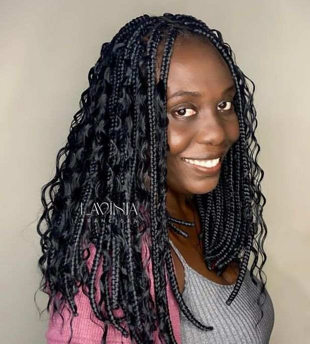 Goddess braids styles