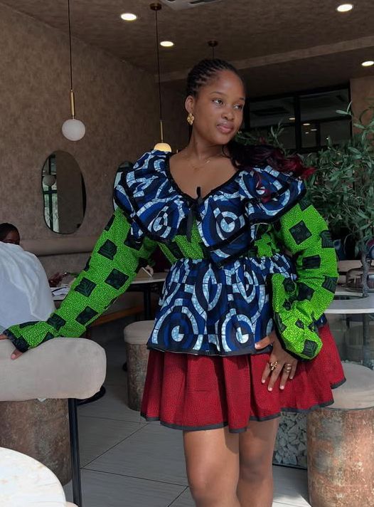 Ankara Styles with a Touch of Modern Flair for Ladies