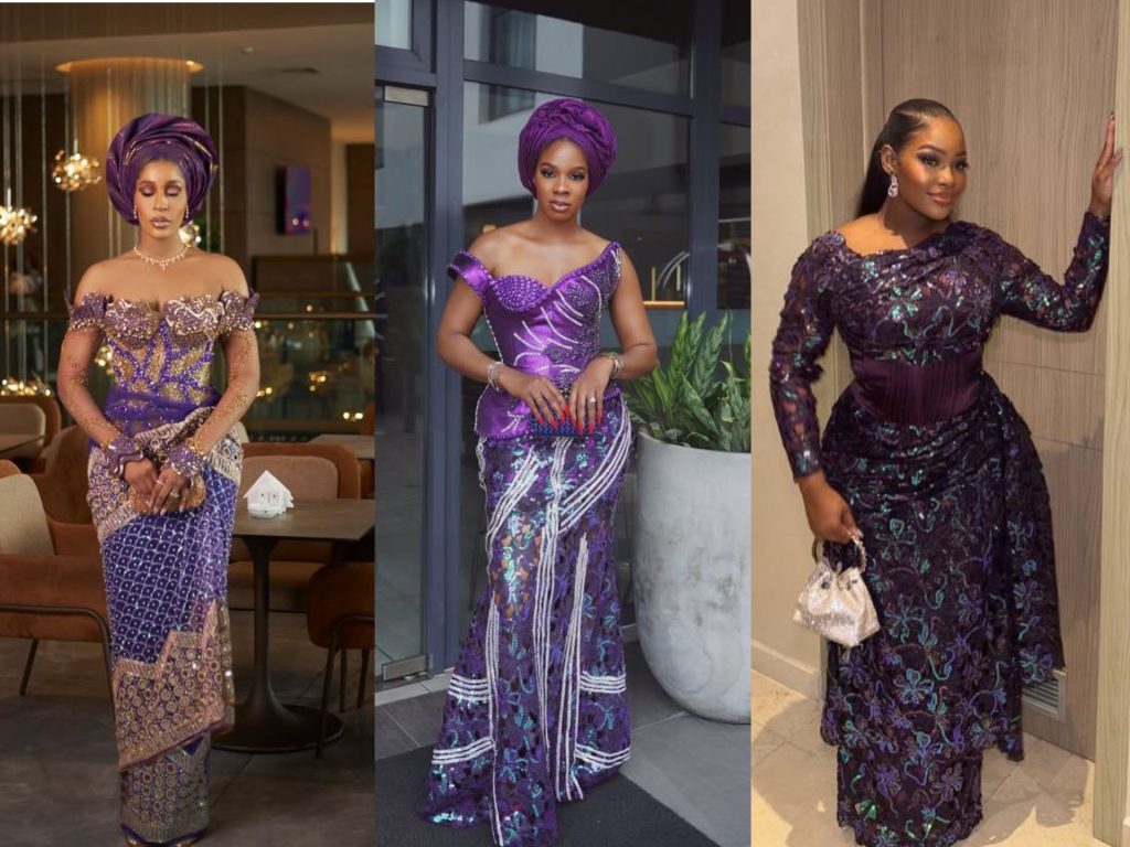 Asoebi Styles from Asa Asika and Leona Adesanya's Wedding