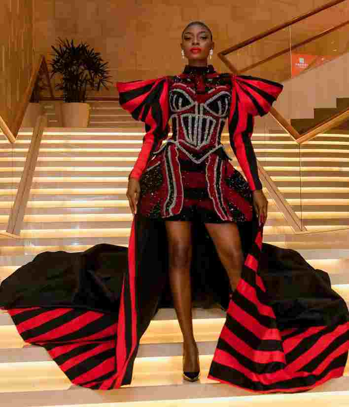 Raimi Joy Mojisola Rocks Unique African Styles at Miss World pageant