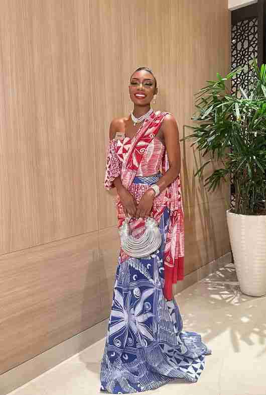 Raimi Joy Mojisola Rocks Unique African Styles at Miss World pageant