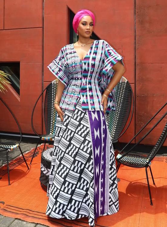 Sandra Okagbue Stuns in Hertunba Nma Maxi Dress collections