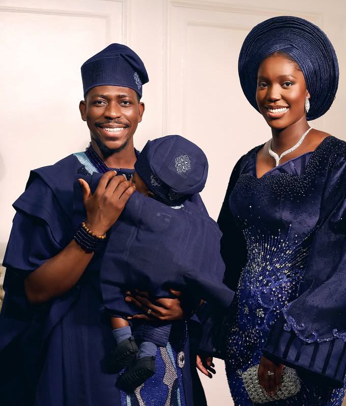 Moses Bliss and Wife Dedicates Son in Church