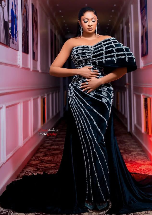 May Yul-Edochie Hosts Face of Elidvic 2025 in a Dazzling Outfit