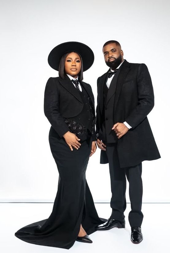 Mercy Chinwo and Husband Celebrate 3rd Wedding Anniversary with Matching Outfits
