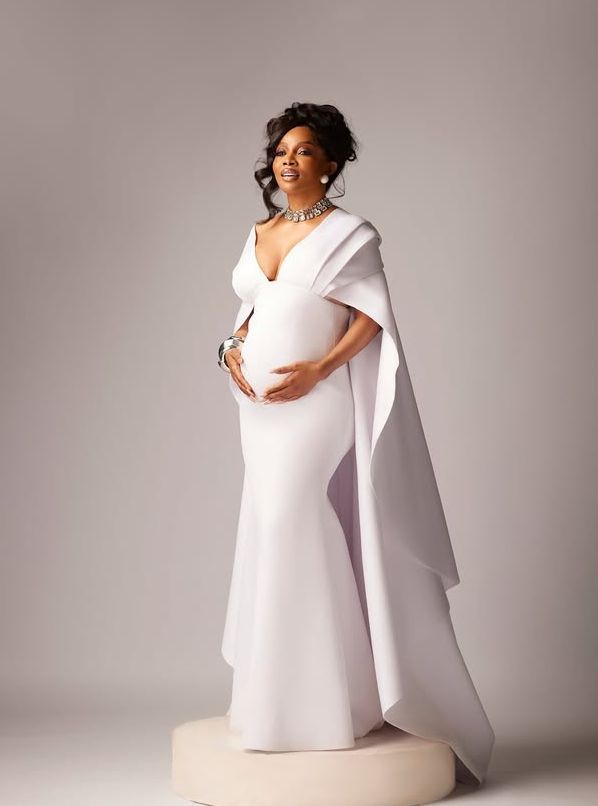 Toke Makinwa's 4 Adorable Maternity Dresses that will Inspire You