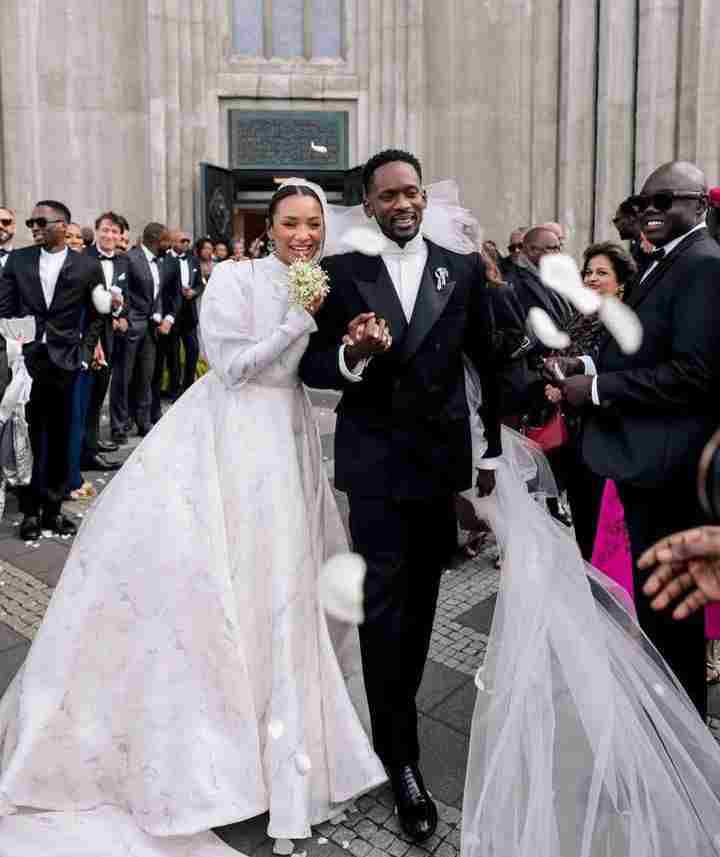 Mr. Eazi and Temi's wedding outfits a showcase of opulence and style