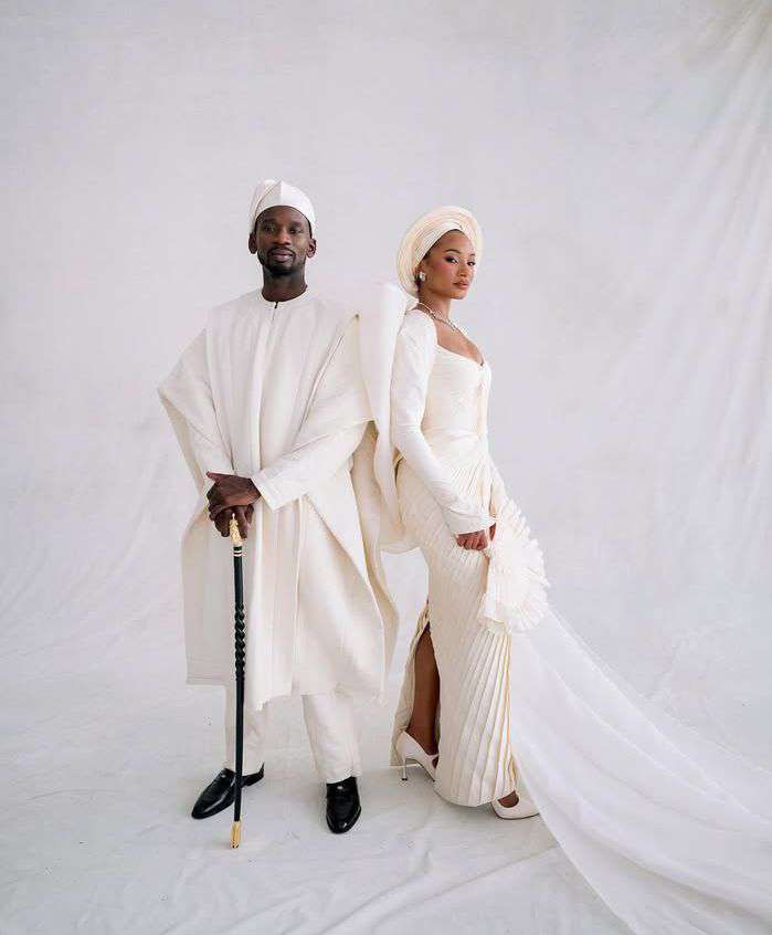 Mr. Eazi and Temi's wedding outfits a showcase of opulence and style