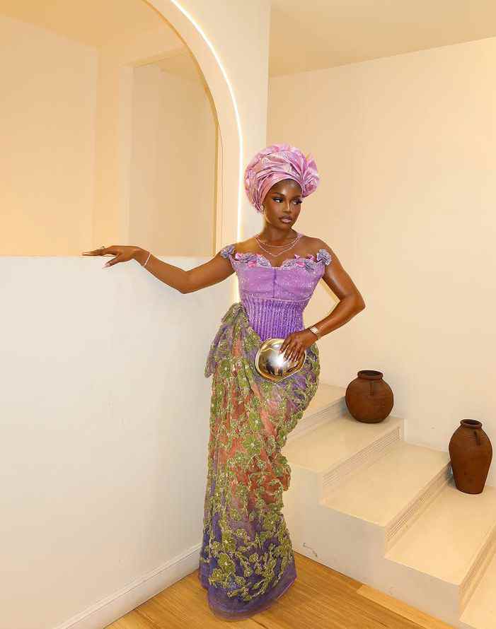 Asoebi styles from Kiky Festus and Akin Faminu's Wedding