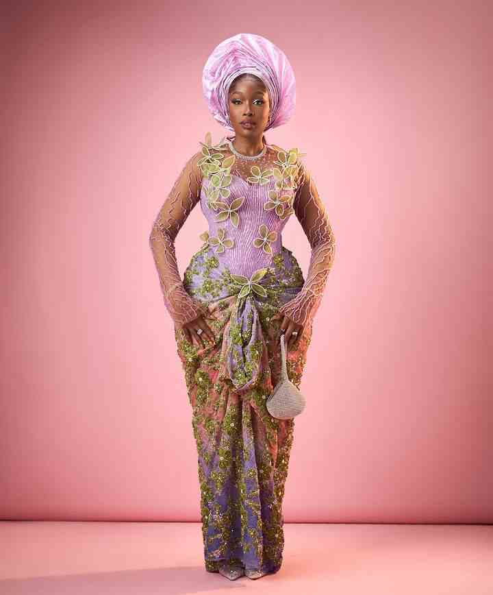 Asoebi styles from Kiky Festus and Akin Faminu's Wedding